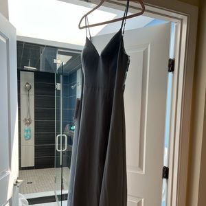 Azazie Lena Bridesmaid Dress Dusty Blue